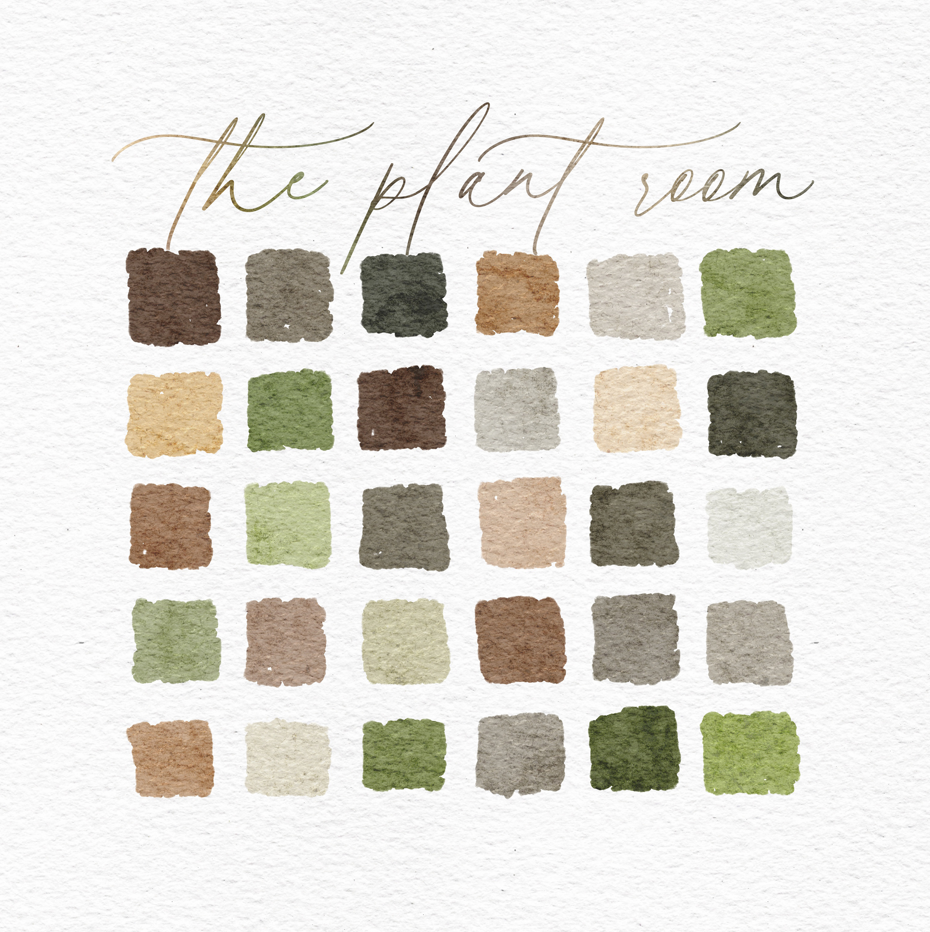 The Plant Room - Procreate Color Palette